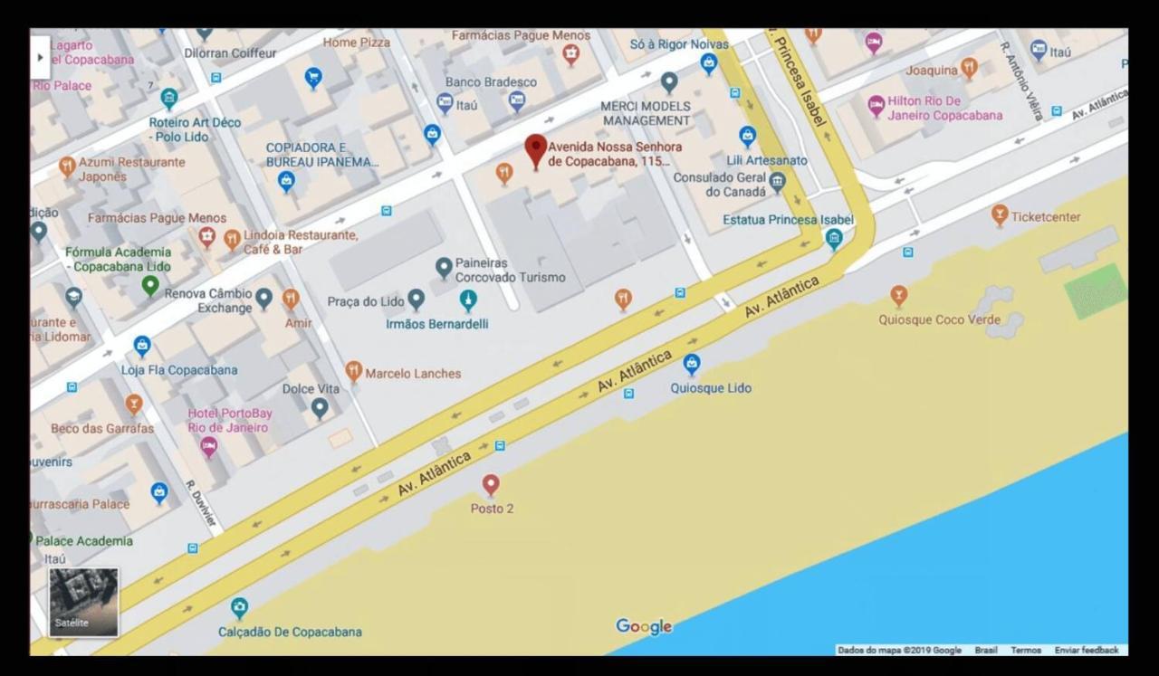 Copacabana Vista Mar Studio ريو دي جانيرو المظهر الخارجي الصورة